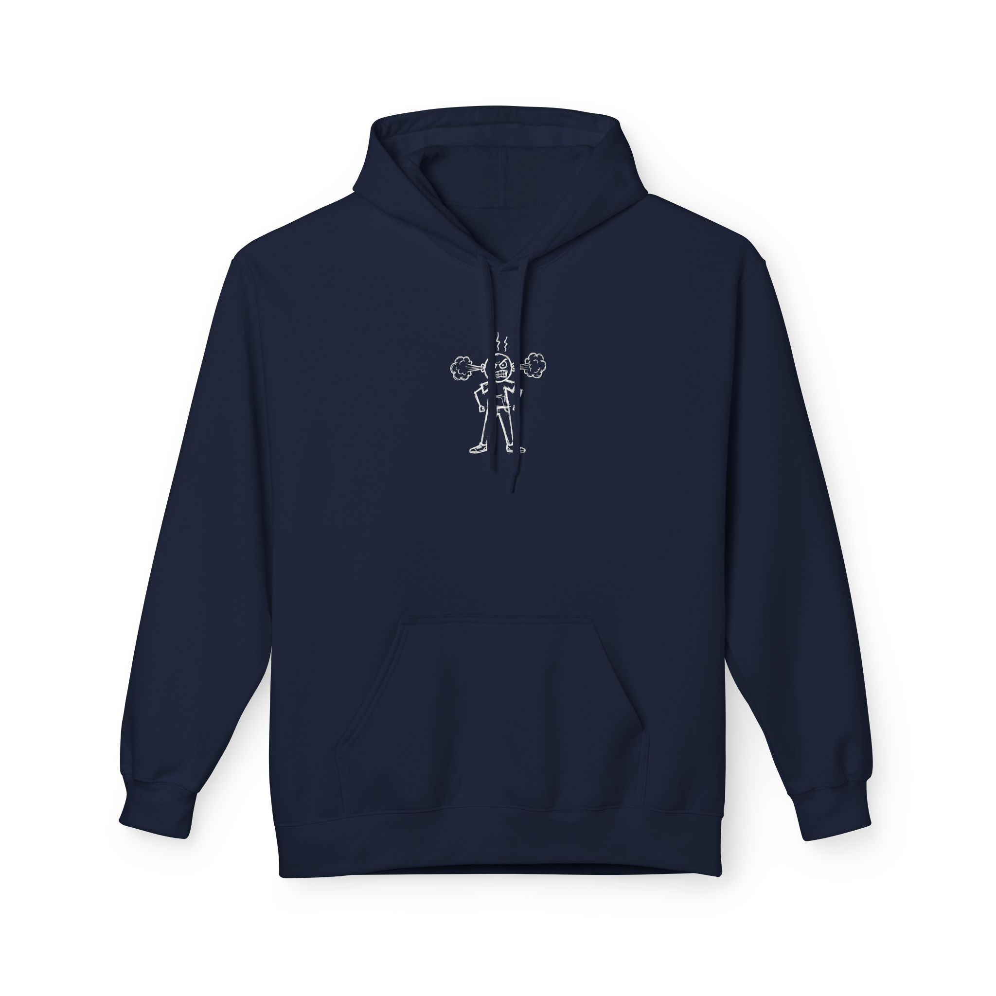 Steaming Mad Hoodie – Cartoon Anger Expression Art - Image 13