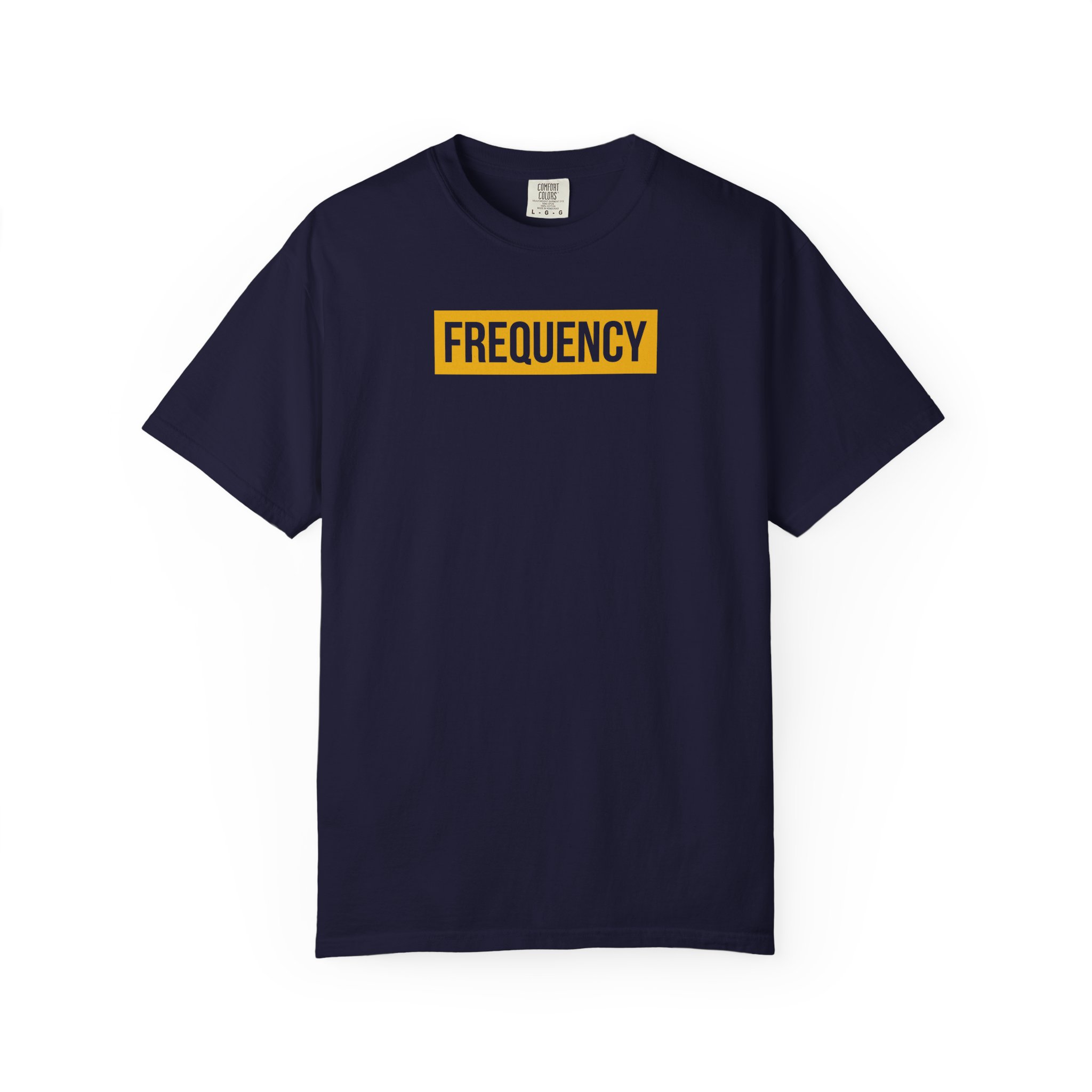 Frequency Tee – Bold Gold Label Streetwear