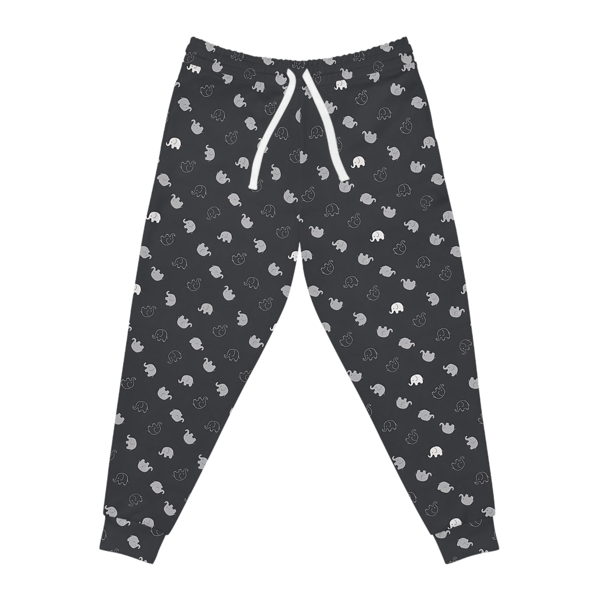 Grey Elephant Repeat AOP Athletic Joggers