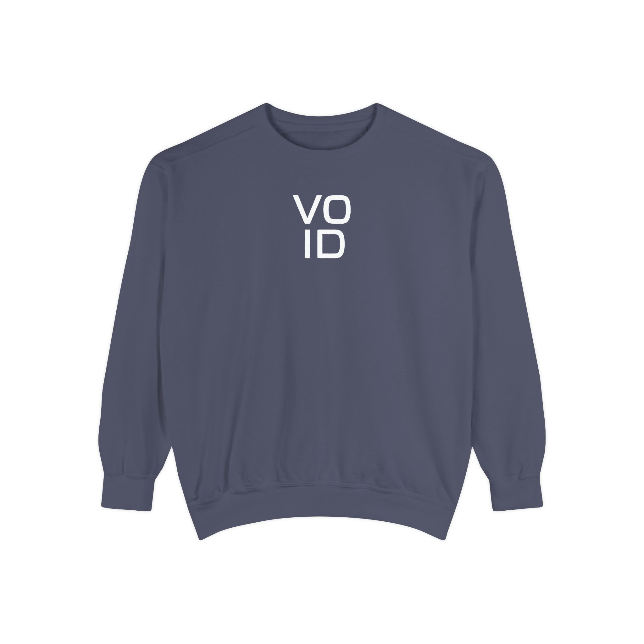 Void White Sweatshirt – Clean Minimal Rounded Typography