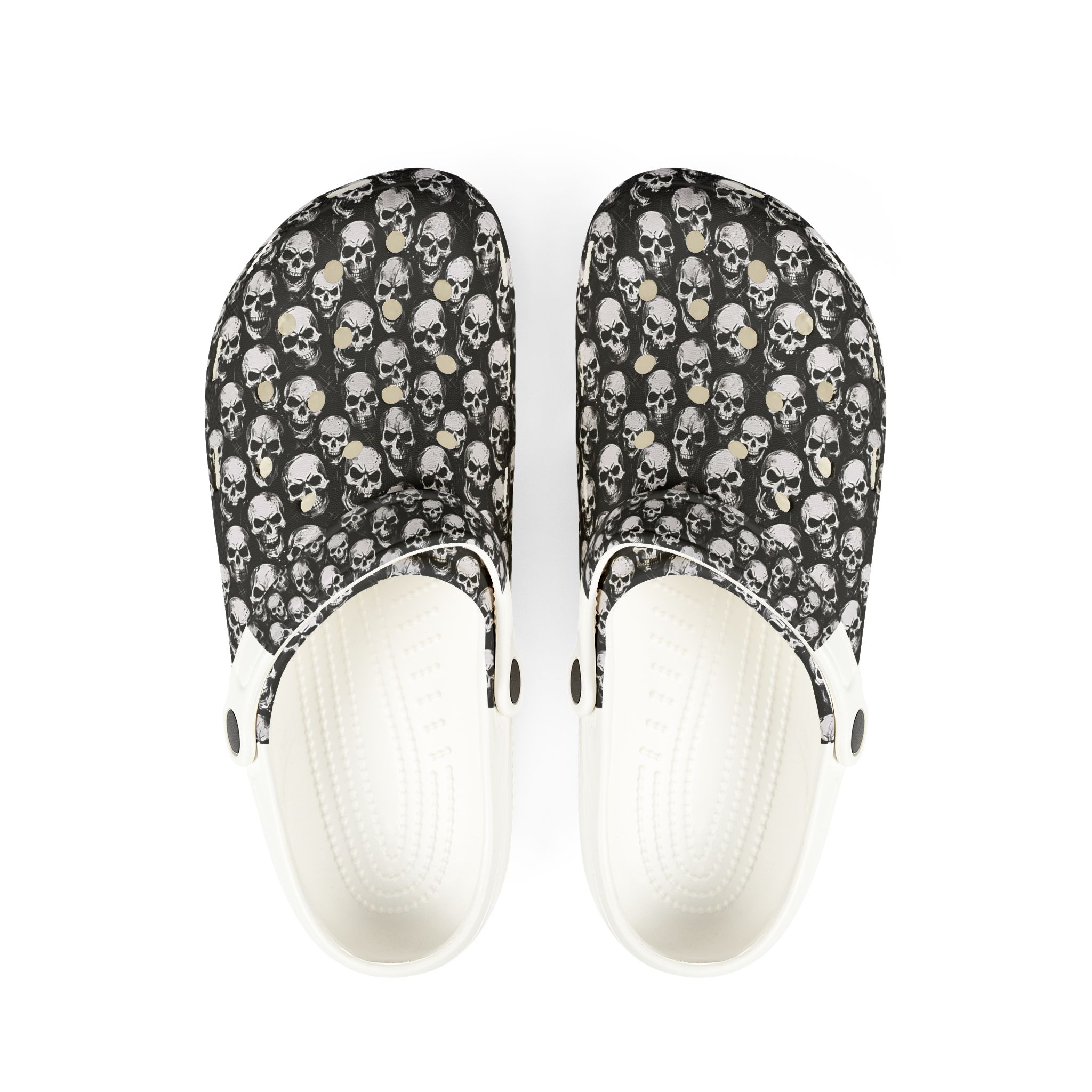 Memento Mori All-Over Print EVA Foam Clogs