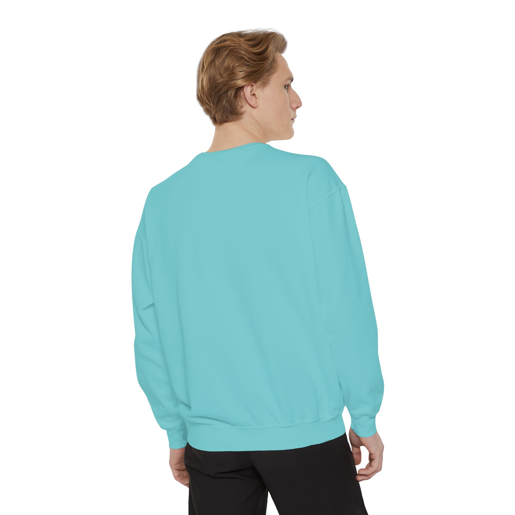 Void Red Outline Sweatshirt – Neon-Style Typography on White - Image 8