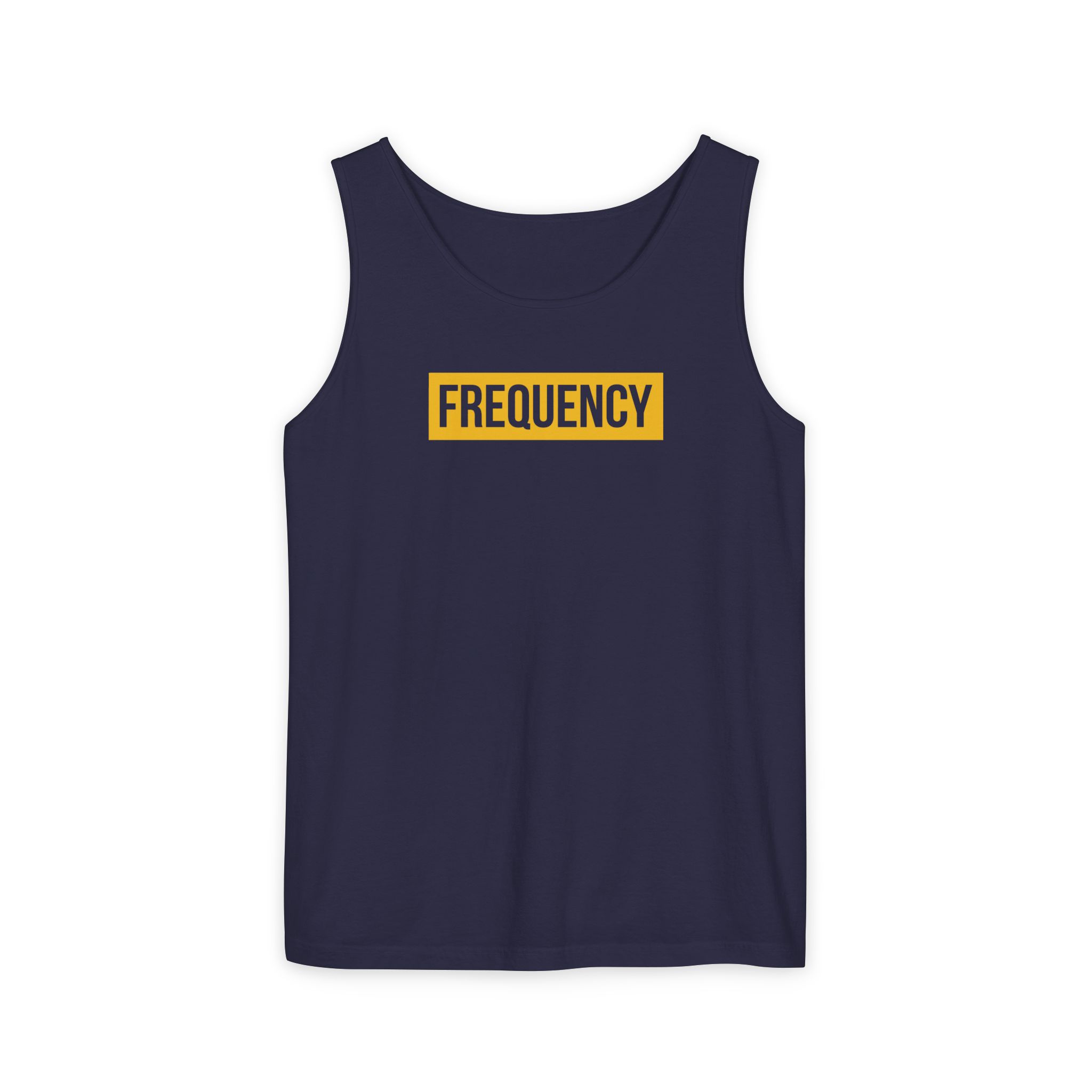 Frequency Tank Top – Bold Gold Label Streetwear