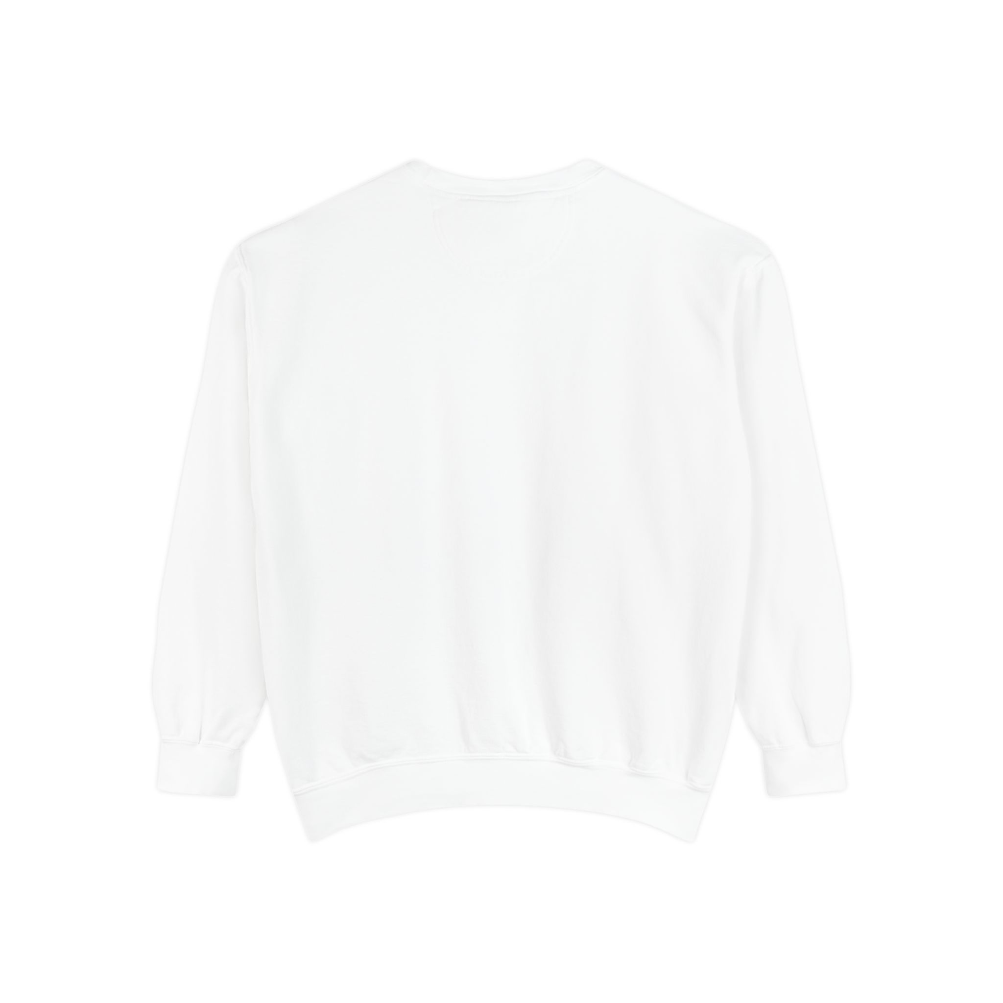 Void Red Outline Sweatshirt – Neon-Style Typography on White - Image 2