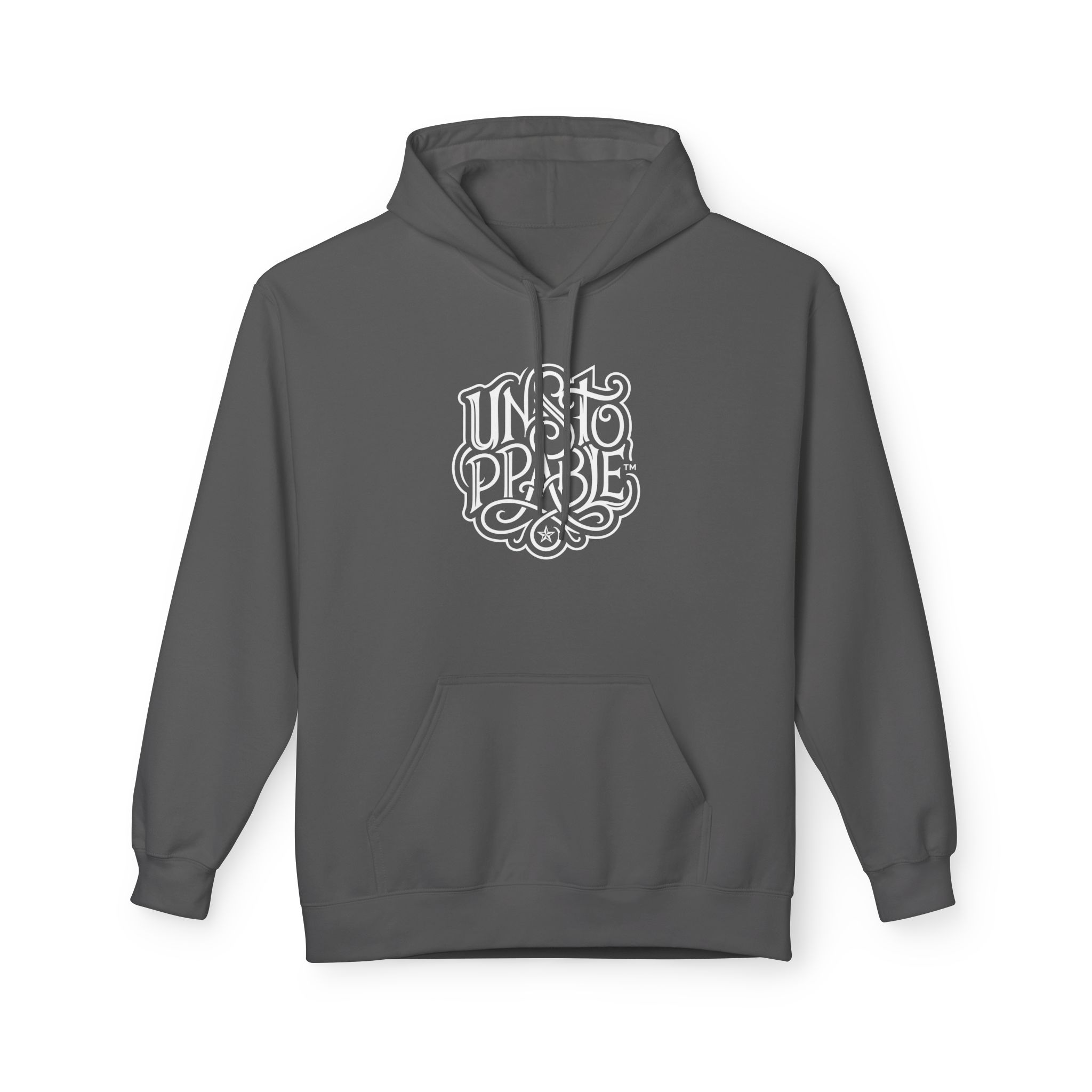 Unstoppable™ Hoodie – Gothic Blackletter Power Statement - Image 9