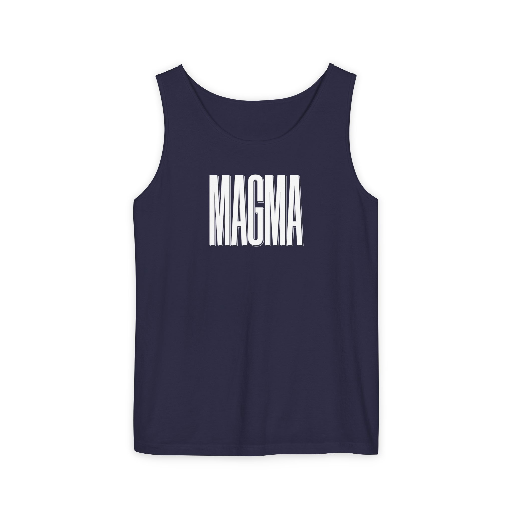 Magma Tank Top – Electric Blue Bold Statement Streetwear