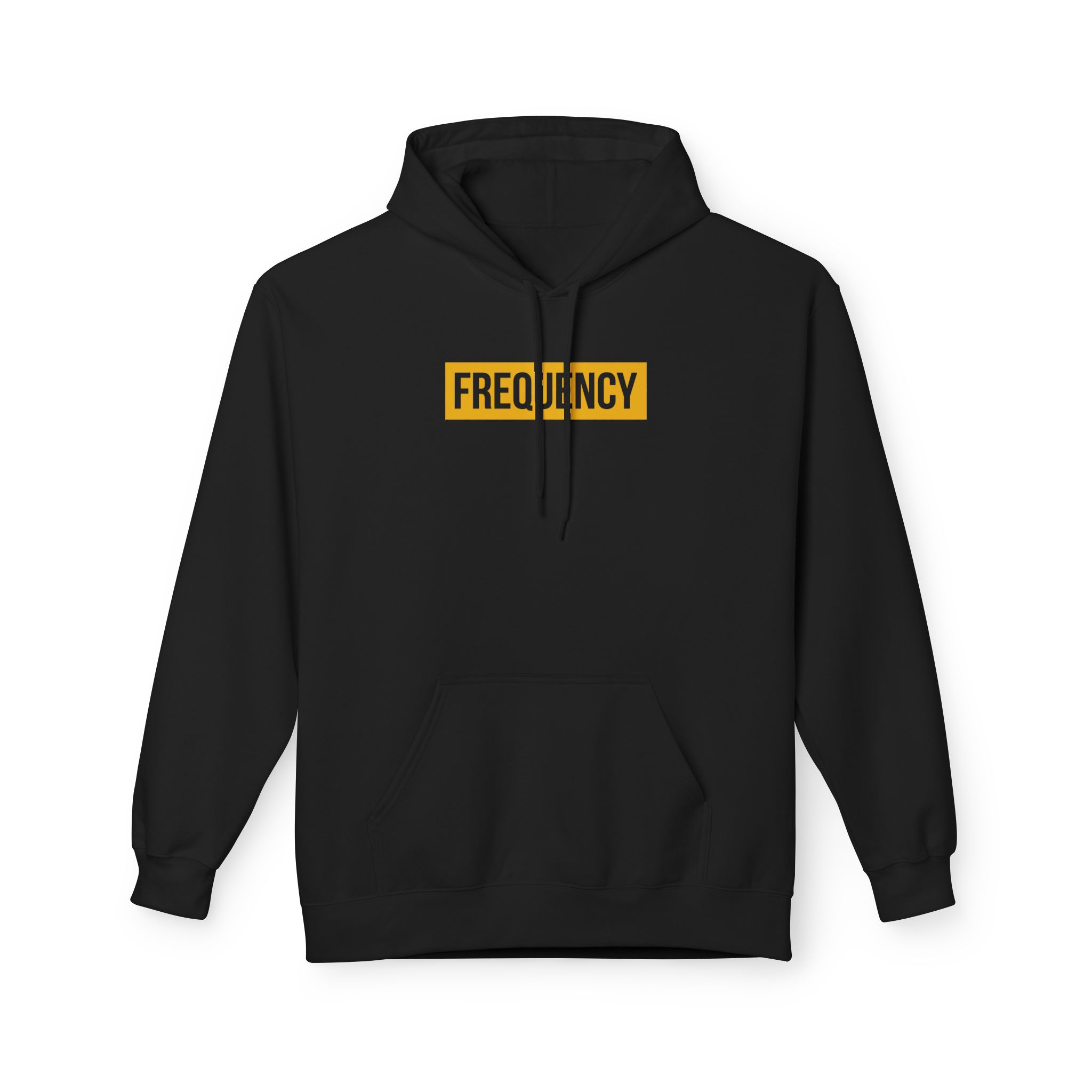 Frequency Hoodie – Bold Gold Label Streetwear