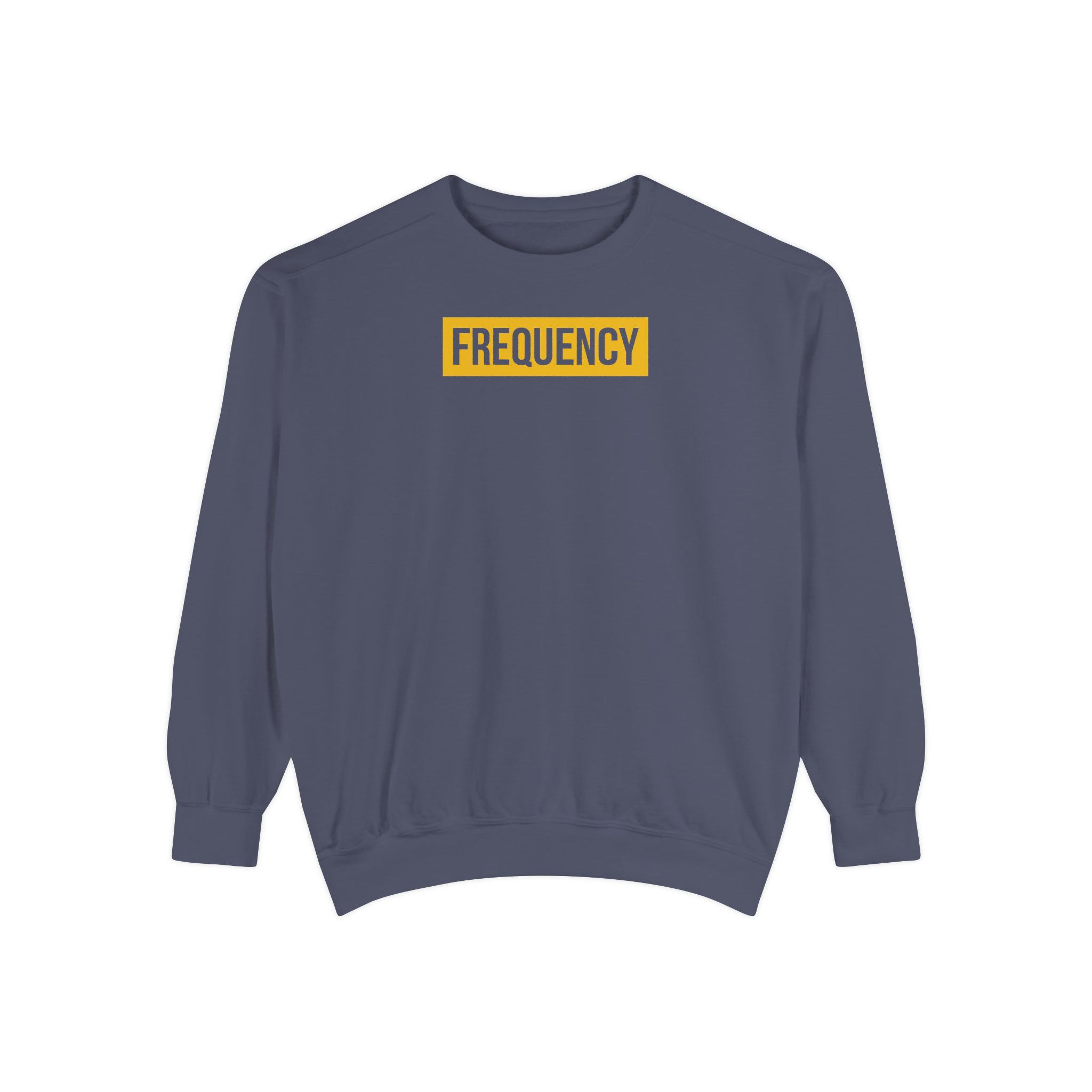Frequency Sweatshirt – Bold Gold Label Streetwear