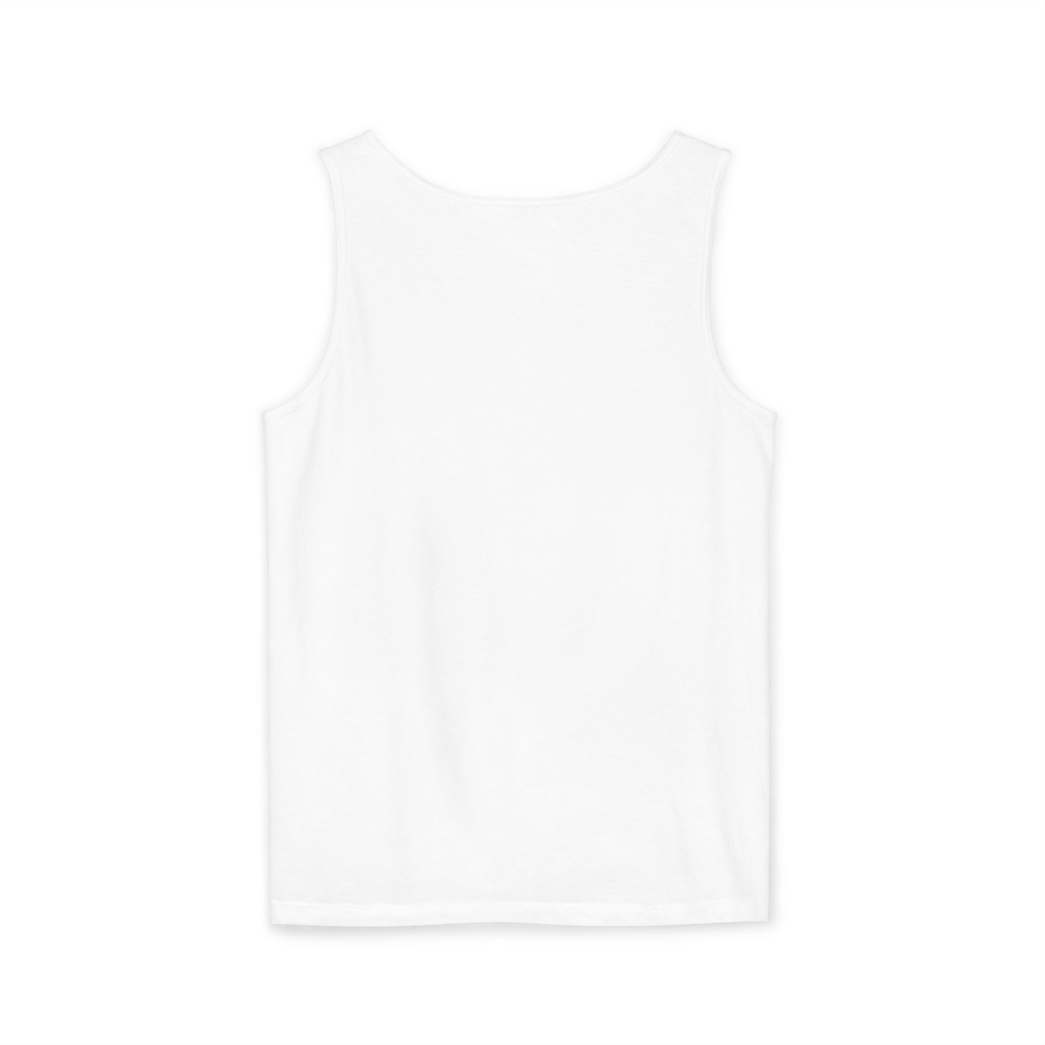 Magma Black Tank Top – Bold Shadow Type on White - Image 2